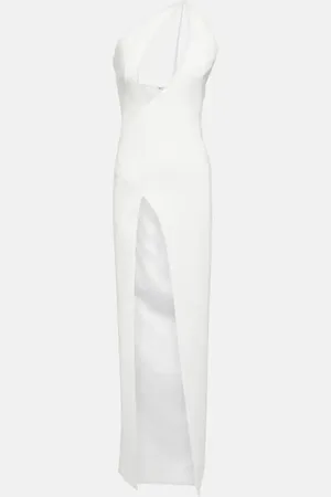 Monot One-shoulder keyhole gown