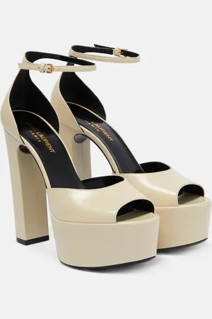 Saint Laurent Jodie 145 platform leather sandals