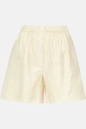 Max Mara Piadena high-rise cotton shorts
