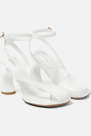 DRIES VAN NOTEN Bridal leather pumps