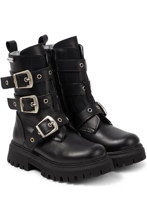 MONNALISA Leather biker boots