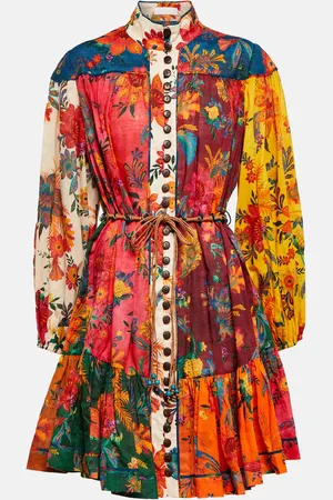 ZIMMERMANN Printed cotton minidress