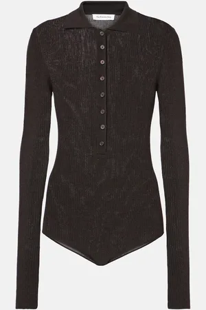 The Frankie Shop Solana wool, silk, and cashmere bodysuit