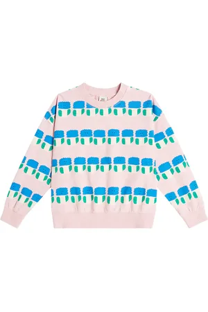 Jelly Mallow Printed cotton jersey sweatshirt