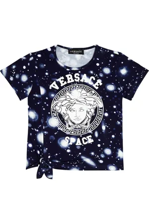 VERSACE Medusa tie-detail T-shirt