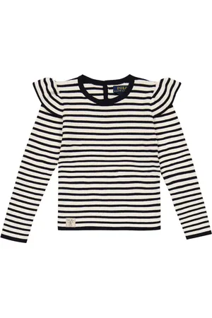 Ralph Lauren Striped cotton long-sleeve top
