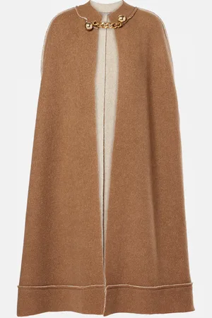 Stella McCartney Wool-blend bouclÃ© cape