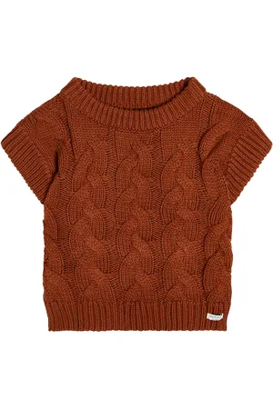 Donsje Mylli cable-knit cotton sweater vest