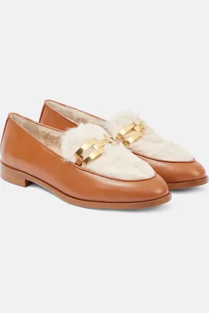 Aquazzura Brandi shearling loafers