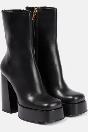 VERSACE Medusa Aevitas leather platform boots