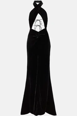 Alessandra Rich Cutout velvet gown