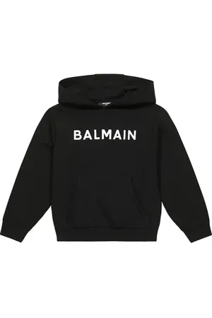 Balmain Logo cotton hoodie