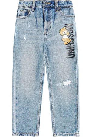 Moschino Teddy Bear logo jeans