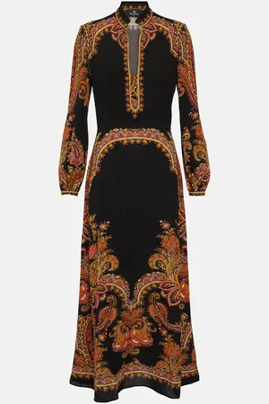 Etro Paisley midi dress