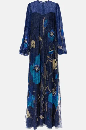 Costarellos Embr kaftan
