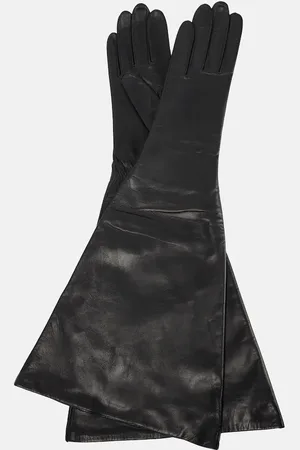 Alaïa Flared leather gloves