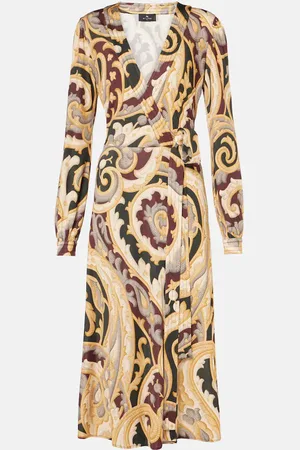 Etro Printed midi dress