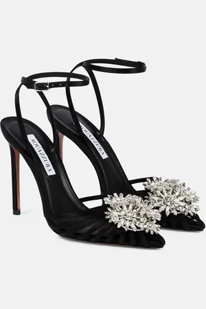 Aquazzura Crystal Margarita embellished pumps