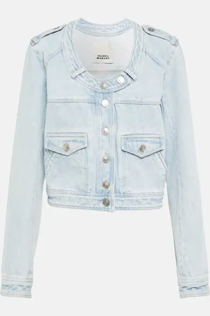 Isabel Marant Valene cropped denim jacket