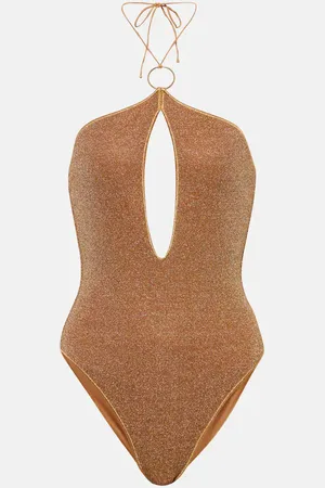 Oseree LumiÃ¨re Ring cutout swimsuit