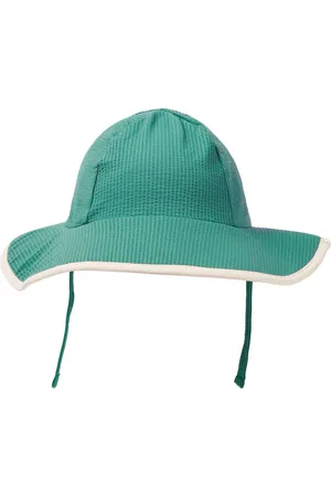 Konges Sløjd Bowie bow-detail seersucker sunhat