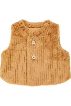Donsje Baby faux-fur vest