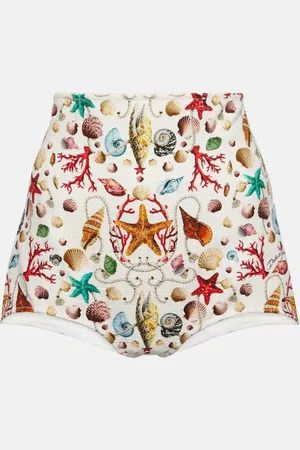 Dolce & Gabbana Capri printed high-rise shorts