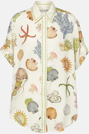 ALÉMAIS Sea linen shirt