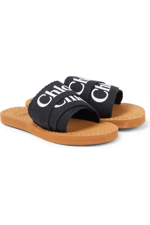 Chloé Aqua logo sandals