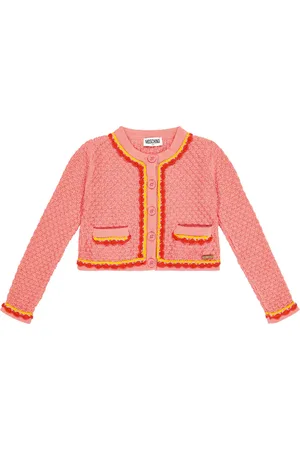 Moschino Crochet-trimmed cardigan