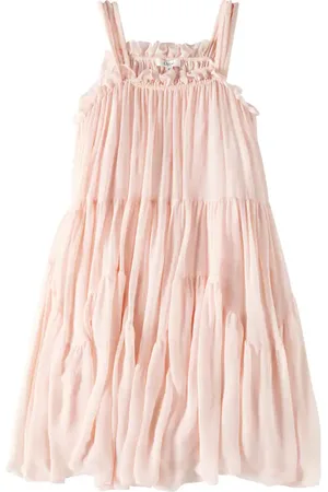 Chloé Ruffled silk dress