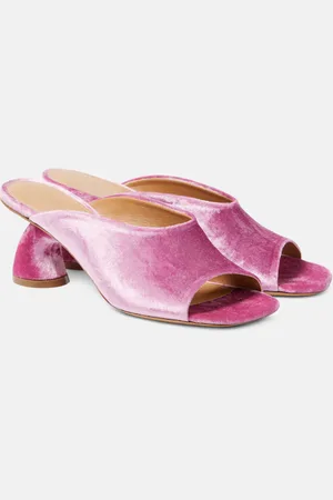 DRIES VAN NOTEN 65 velvet mules