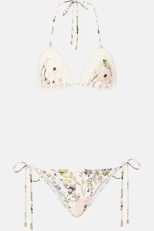 ZIMMERMANN Halliday floral crochet bikini