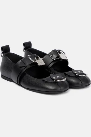 J.W.Anderson Lock leather ballet flats