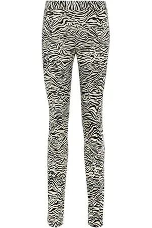 Proenza Schouler Zebra jacquard skinny pants