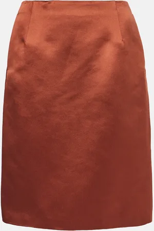 Loro Piana Silvia duchess midi skirt