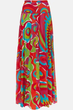 Puccini Bersaglio cotton maxi skirt