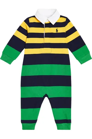 Ralph Lauren Baby striped cotton onesie