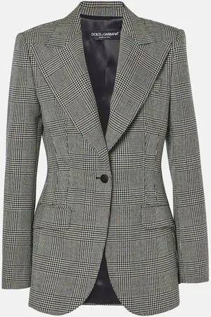 Dolce & Gabbana Prince of Wales check virgin wool blazer