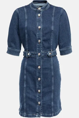 7 for all Mankind Marina denim minidress