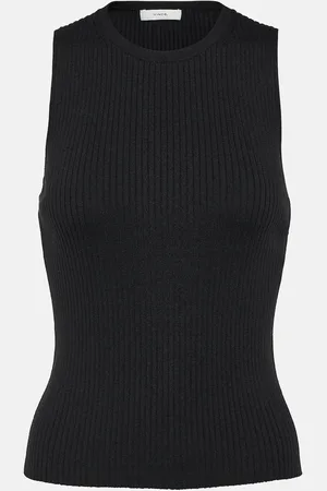 Vince Ribbed-knit tank top