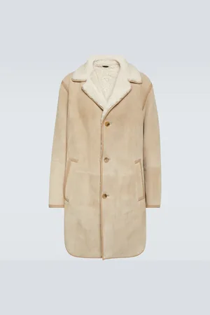 Loro Piana Sedrun shearling-lined suede coat