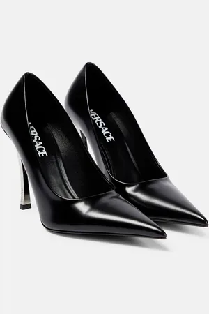 VERSACE Pin-Point leather pumps