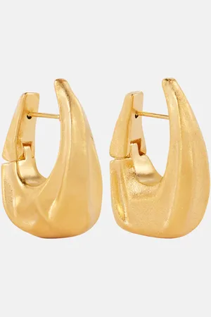 Khaite Olivia Small 18kt gold-plated hoop earrings