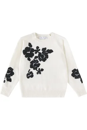 Tartine Et Chocolat Embroidered wool sweater