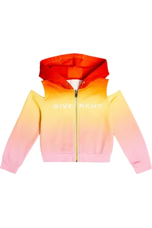 Givenchy Logo ombrÃ© cotton jersey hoodie