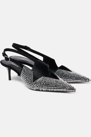 COPERNI 65 crystal-embellished leather pumps