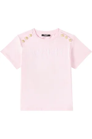 Balmain Logo cotton jersey T-shirts