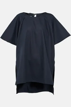 CO Oversized tton and silk T-shirt