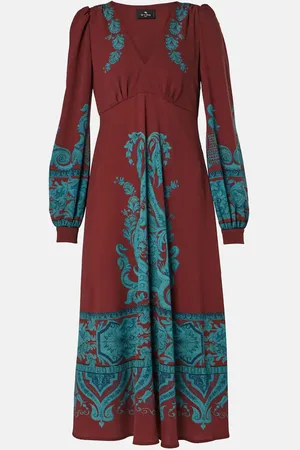 Etro Printed midi dress